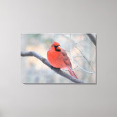 Noordelijke kardinaal (Cardinal Creek) gewikkeld d Canvas Afdruk (Voorkant)