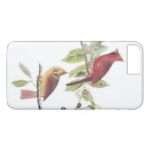 Noordelijke Kardinaal door Audubon Case-Mate iPhone Case (Achterkant (Horizontaal))