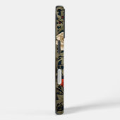 Noordelijke kardinaal Floral William Morris geïnsp Case-Mate iPhone Case (Achterkant / Rechts)