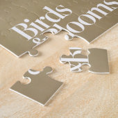 noordelijke kardinaal in de vlucht legpuzzel (Zijkant)