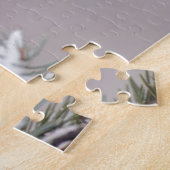 noordelijke kardinaal in een boom legpuzzel (Zijkant)