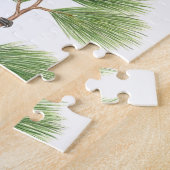 Noordelijke Kardinaal Jigzaag Puzzle Legpuzzel (Zijkant)