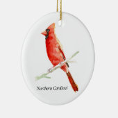 noordelijke kardinaal keramisch ornament (Rechts)