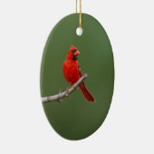 noordelijke kardinaal keramisch ornament (Rechts)