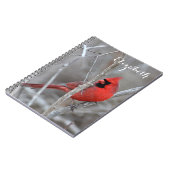 noordelijke kardinaal notitieboek (Linkerzijde)