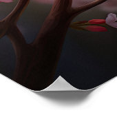 Noordelijke kardinaal Ohio Red Bird Poster (Hoek)