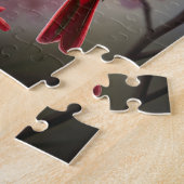 Noordelijke Kardinaal Ohio Rode Vogel Puzzel Legpuzzel (Zijkant)