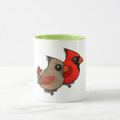 Noordelijke kardinaal Pair Mok (Midden)