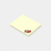Noordelijke kardinaal Pair Post-it® Notes (Schuin)