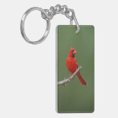 noordelijke kardinaal sleutelhanger (Voorkant Links)