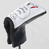 Noordelijke kardinaal SongBird Golfheadcover (3/4 voorkant)