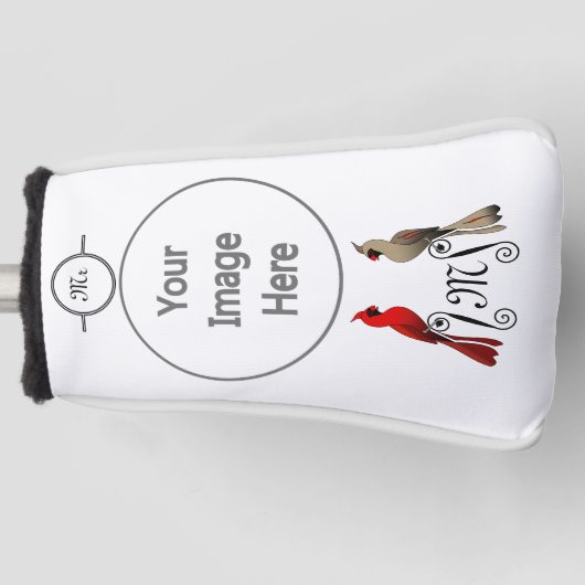 Noordelijke kardinaal SongBird Golfheadcover (Voorkant)