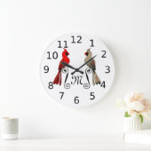 Noordelijke kardinaal SongBird Grote Klok (Huis)