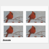 Noordelijke kardinaal - Stickers (Vel)