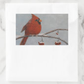 Noordelijke kardinaal - Stickers (Tas)
