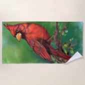 Noordelijke Kardinaal Strandlaken (Voorkant)