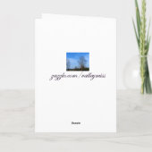 Noordelijke Kardinaal Verjaardag Kaart (Achterkant)