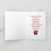 Noordelijke Kardinaal Verjaardag Kaart (Binnen)