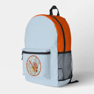 Noordelijke Kardinaal vliegen - Oorspronkelijke fo Bedrukte Rugzak