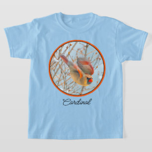 Noordelijke Kardinaal vliegen - Oorspronkelijke fo T-shirt