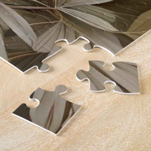 Noordelijke Kardinaal Vogel Rode Bessen Legpuzzel (Zijkant)