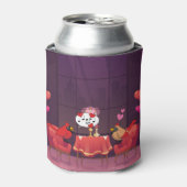 Noordelijke Kardinaal Vogels Diner Datum Blikjeskoeler (Blikje Voorkant)