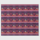 Noordelijke Kardinaal Vogels Diner Datum Cadeaupapier (Vlak)