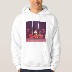 Noordelijke Kardinaal Vogels Diner Datum Hoodie