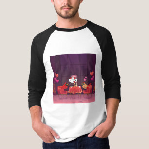 Noordelijke Kardinaal Vogels Diner Datum T-shirt