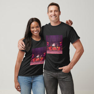 Noordelijke Kardinaal Vogels Diner Datum T-shirt