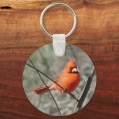 Noordelijke Kardinaal-vogelSleutelhanger Sleutelhanger (Voorkant)