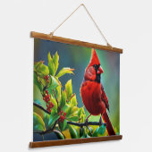 Noordelijke kardinaalwandtapijt hangend wandkleed (Gebogen)