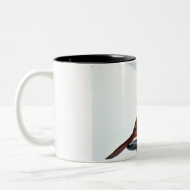 noordelijke Kardinale foto Tweekleurige Koffiemok