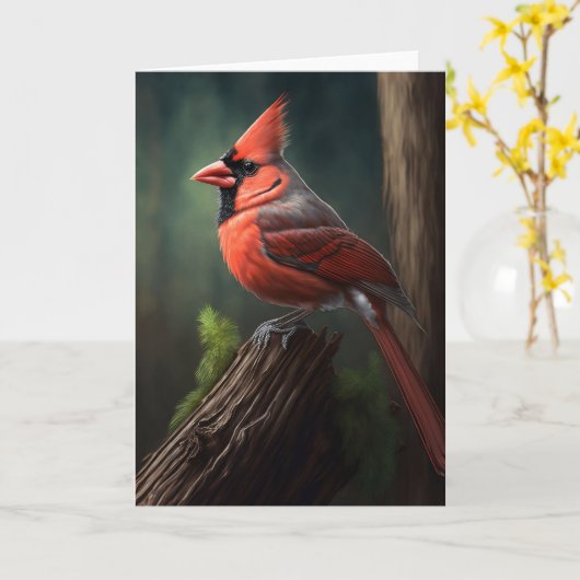 noordelijke kardinale kaart (Gele Bloem)