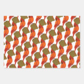 Noordelijke kardinale vogel inpakpapier vel (Voorkant 3)