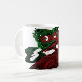 Noordelijke Kardinale winterbes Koffiemok (Voorkant links)