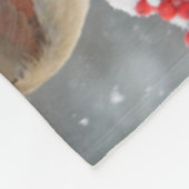 Noordelijke Kardinalen | Marion, Illinois Fleece Deken (Hoek)