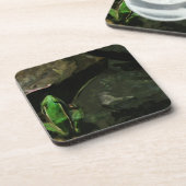 Noordelijke kikker op het eiland Rocks Abstract Bier Onderzetter (Linkerzijde)