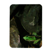 Noordelijke kikker op het eiland Rocks Abstract Magneet (Verticaal)