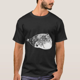 Noordelijke Kogelvis Witte Print T-shirt