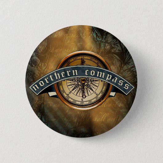 Noordelijke kompas Button (Voorkant)