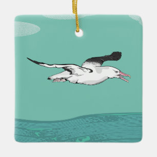 Noordelijke koninklijke albatros toroa keramisch ornament
