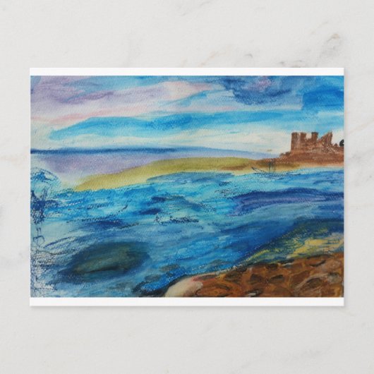 Noordelijke kust briefkaart (Voorkant)