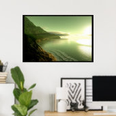 Noordelijke kust poster (Thuiskantoor)