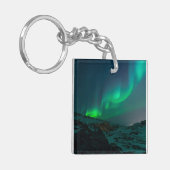 Noordelijke lammeren Aurora Borealis Alaska Stars Sleutelhanger (Voorkant Links)