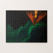 Noordelijke lammeren / Aurora borealis in Noorwege Legpuzzel (Horizontaal)