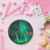 Noordelijke lammeren, Aurora Borealis Papieren Bordje (Feest)