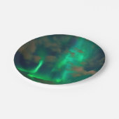 Noordelijke lammeren, Aurora Borealis Papieren Bordje (Gekanteld)