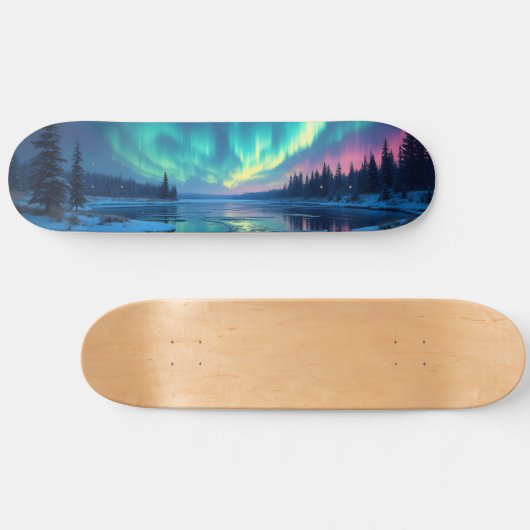 Noordelijke lammeren Aurora Borealis Persoonlijk Skateboard (Horizontaal)