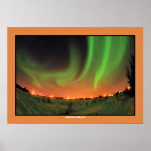 Noordelijke lammeren Aurora Borealis Poster